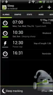 Sleep as Android screenshot 1