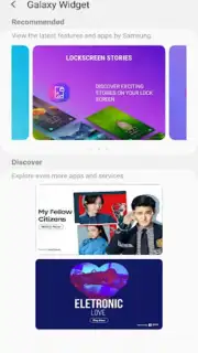 Galaxy Widget screenshot 1