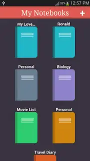 My Notebooks screenshot 2