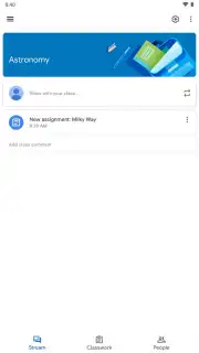 Google Classroom screenshot 19