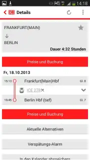 DB Navigator screenshot 2