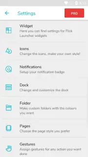 Flick Launcher screenshot 3