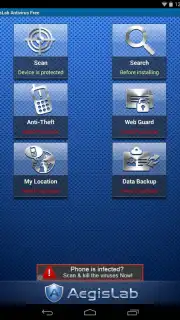 AegisLab Antivirus Free screenshot 1