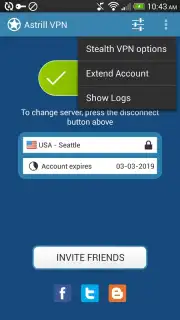 Astrill VPN screenshot 3