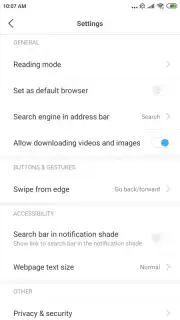 Mi Browser screenshot 6