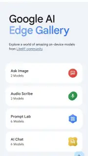Google AI Edge Gallery screenshot 1