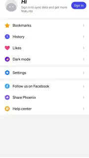 Phoenix Browser screenshot 2