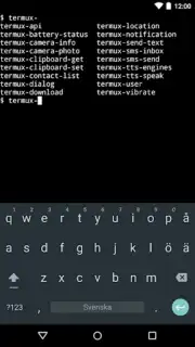 Termux:API screenshot 2