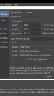 Krita screenshot 7