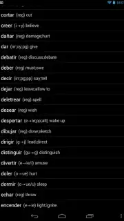 Испанские глаголы screenshot 10