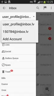 Inbox.lv screenshot 6