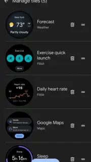 Google Pixel Watch screenshot 4