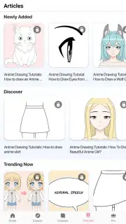 Learn to draw anime screenshot 3