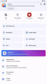 Opera Browser screenshot 3