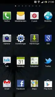 GOLauncherEX Galaxy S3 Free Theme screenshot 1