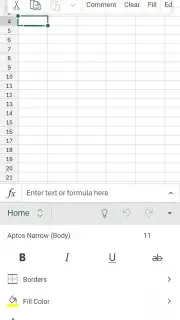 Microsoft Excel screenshot 4