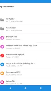 Amazon Zocalo screenshot 2