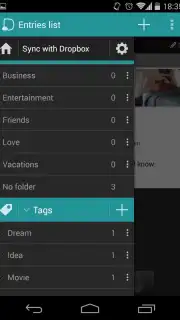 Diaro screenshot 3
