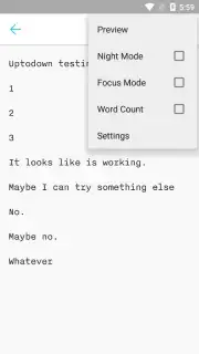 iA Writer screenshot 1