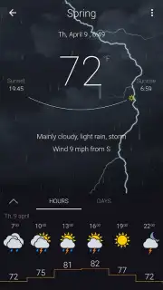 Gismeteo screenshot 3