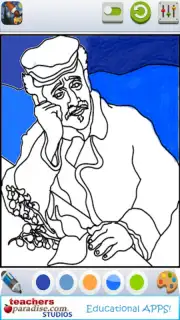 Vincent van Gogh Coloring Book screenshot 9