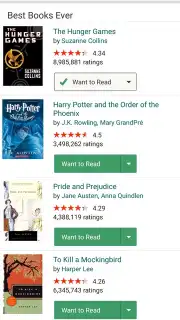 Goodreads screenshot 6