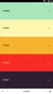 Coolors screenshot 2