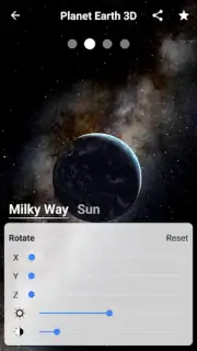 Earth Planet 3D live wallpaper screenshot 7