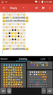 Emoji Keyboard - CrazyCorn screenshot 1