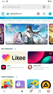 Opera Mini screenshot 1
