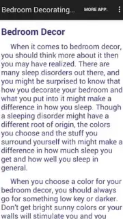Bedroom Decorating Ideas screenshot 4