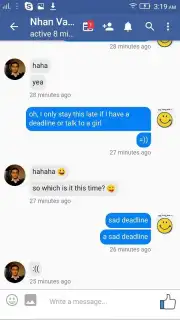 Lite Messenger FB screenshot 9