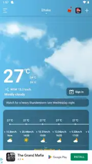 Daily Weather Free screenshot 1