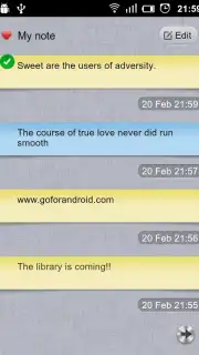GO Note Widget screenshot 4