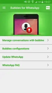 Bubbles for WhatsApp screenshot 1