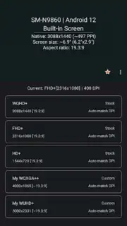 Pixels: Resolution+DPI Changer screenshot 8