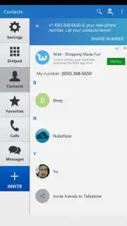 Talkatone screenshot 2