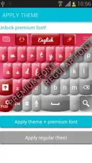 Pink Keyboard Hearts Glow screenshot 6
