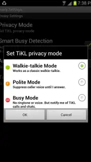 TiKL Touch Talk Walkie Talkie screenshot 2