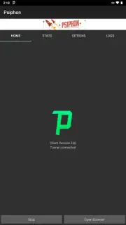 PsiPhon screenshot 1