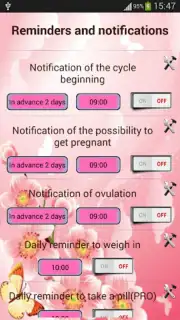 Women’s diary screenshot 9