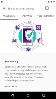 Tor Browser Alpha screenshot 1