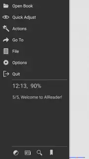 AlReader screenshot 2