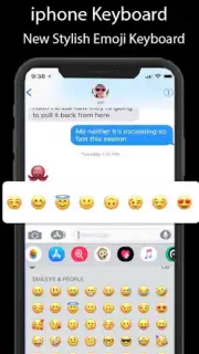 iphone keyboard : iOS Emojis screenshot 1