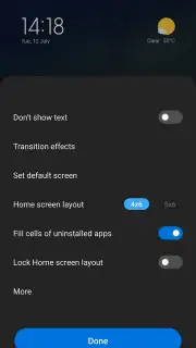 Xiaomi System Launcher screenshot 2