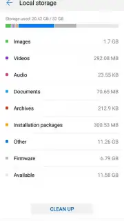 Huawei File Manager screenshot 1