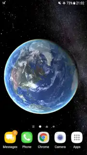 Earth Planet 3D live wallpaper screenshot 3
