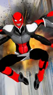 Black Spider Rope Superhero screenshot 6