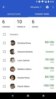 Google Classroom screenshot 13