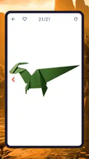 Origami dinosaurs paper shapes screenshot 6